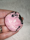 💗✨ Rhodonite Palm Stone ✨🖤