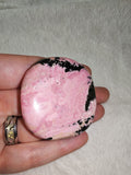 💗✨ Rhodonite Palm Stone ✨🖤
