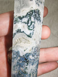 🌿✨ Tree Agate / Moss Agate Druzy Double point ✨🌿 Tower #66 - 75g