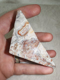 Crazy Lace Agate freeform/ triangle