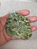 🌿✨ Rainforest Rhyolite Freeform Slice - 65g ✨🌿