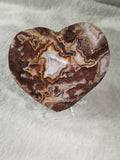 🤎✨ Crazy Lace Agate Heart - 50g