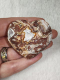 🤎✨ Crazy Lace Agate Heart - 50g