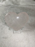 💗✨ Rose Quartz Heart with Display Stand - 45g