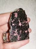 Natural Rough Rhodonite Specimen in Quartz 80g | #2