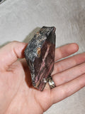 Natural Rhodonite Freeform | 120g | Polished Face with Natural Edges | #5