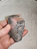 Polished Rhodonite Freeform with Black Manganese Matrix – 87g | #6
