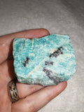 Raw Amazonite Rough Crystal #1 – 86g | Natural Blue-Green Mineral Specimen