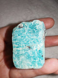 Raw Amazonite Rough Crystal #1 – 86g | Natural Blue-Green Mineral Specimen