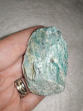 Raw Amazonite Rough Crystal #2 – 79g | Natural Blue-Green Mineral Specimen