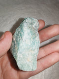 Raw Amazonite Rough Crystal #2 – 79g | Natural Blue-Green Mineral Specimen
