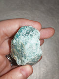 Raw Amazonite Rough Crystal #2 – 79g | Natural Blue-Green Mineral Specimen
