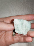 Raw Amazonite Rough Mineral Specimen – 42g #5 | Natural Green Feldspar Crystal | Healing Stone | Display Piece