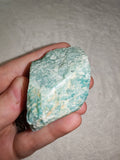 Raw Amazonite Rough Mineral Specimen 83g #6 | Natural Green Feldspar Crystal | Healing Stone | Display Piece