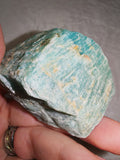 Raw Amazonite Rough Mineral Specimen 83g #6 | Natural Green Feldspar Crystal | Healing Stone | Display Piece