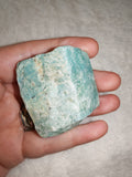 Raw Amazonite Rough Crystal Specimen 70g #7| Natural Green Feldspar Crystal | Healing Stone | Display Piece