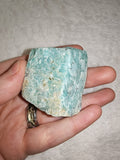 Raw Amazonite Rough Crystal Specimen 70g #7| Natural Green Feldspar Crystal | Healing Stone | Display Piece