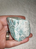 Raw Amazonite Rough Mineral Specimen 96g #8 | Natural Green Feldspar Crystal | Healing Stone | Display Piece