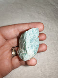 Raw Amazonite Rough #9 | 57g | Natural Green Feldspar Crystal | Healing Stone | Display Piece