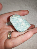 Raw Amazonite Rough #9 | 57g | Natural Green Feldspar Crystal | Healing Stone | Display Piece