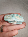Raw Amazonite Rough #9 | 57g | Natural Green Feldspar Crystal | Healing Stone | Display Piece