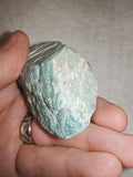 Raw Amazonite Rough #10 | 82g | Natural Green Feldspar Crystal | Healing Stone | Display Piece