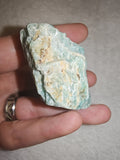 Raw Amazonite Rough #10 | 82g | Natural Green Feldspar Crystal | Healing Stone | Display Piece