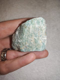 Raw Amazonite Rough #10 | 82g | Natural Green Feldspar Crystal | Healing Stone | Display Piece