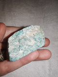 Raw Amazonite Rough #13 | 47g | Natural Green Feldspar Crystal | Healing Stone | Display Piece