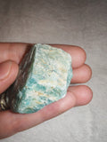 Raw Amazonite Rough #13 | 47g | Natural Green Feldspar Crystal | Healing Stone | Display Piece