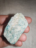Raw Amazonite Rough #13 | 47g | Natural Green Feldspar Crystal | Healing Stone | Display Piece