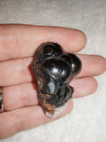 Botryoidal Hematite Mineral Specimen - Metallic "Grape" Formation - 23g