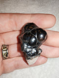 Botryoidal Hematite Mineral Specimen - Metallic "Grape" Formation - 23g