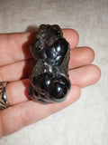 Premium Botryoidal Hematite Mineral Specimen - Metallic "Kidney Ore" Formation - 44g