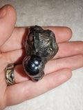 Premium Botryoidal Hematite Mineral Specimen - Metallic "Kidney Ore" Formation - 44g