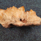 Natural Raw Honey Quartz Crystal Cluster with Dark Inclusions | 2.35kg Display Specimen