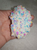 145g Angel Aura Quartz Crystal Cluster – Rainbow Iridescent Aura Druzy Display Specimen - Piece #2