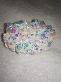 145g Angel Aura Quartz Crystal Cluster – Rainbow Iridescent Aura Druzy Display Specimen - Piece #2