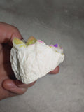 145g Angel Aura Quartz Crystal Cluster – Rainbow Iridescent Aura Druzy Display Specimen - Piece #2