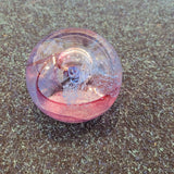 Caithness "Extravaganza" Art Glass Paperweight – Signed & Numbered – Lilac & Pink Swirl – 680g