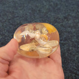 Vintage Resin Seashell Paperweight Coastal Beach Shell Display Ornament 140g