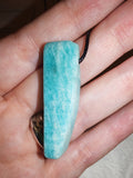 Amazonite Gemstone Bracelet & Pendant Necklace Gift Set with Meaning Card
