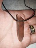 Smoky Quartz Gemstone Bracelet & Pendant Necklace Gift Set with Meaning Card