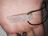 Clear Quartz Gemstone Bracelet & Pendant Necklace Gift Set with Meaning Card