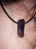 Amethyst Gemstone Bracelet & Pendant Necklace Gift Set with Meaning Card