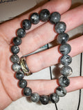 Labradorite Gemstone Bracelet & Pendant Necklace Gift Set with Meaning Card