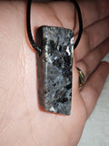 Labradorite Gemstone Bracelet & Pendant Necklace Gift Set with Meaning Card