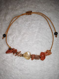 Lift Your Soul Citrine Carnelian Sunstone Adjustable Gemstone Bracelet Gift