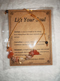 Lift Your Soul Citrine Carnelian Sunstone Adjustable Gemstone Bracelet Gift