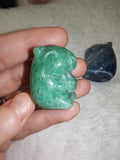 Natural Green Aventurine Capybara Gemstone Crystal Carving